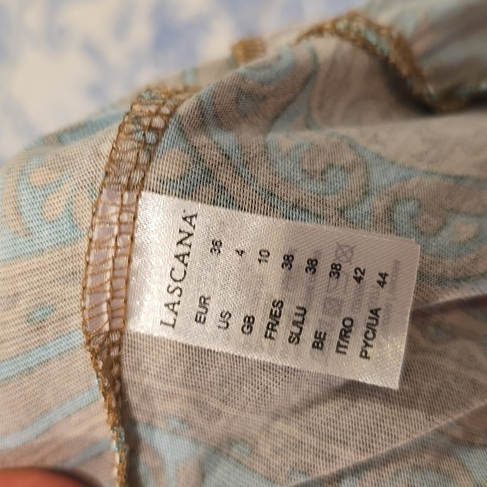 Beautiful Bohemian Blue and Brown Maxi Dress Read - Picture 9 of 10